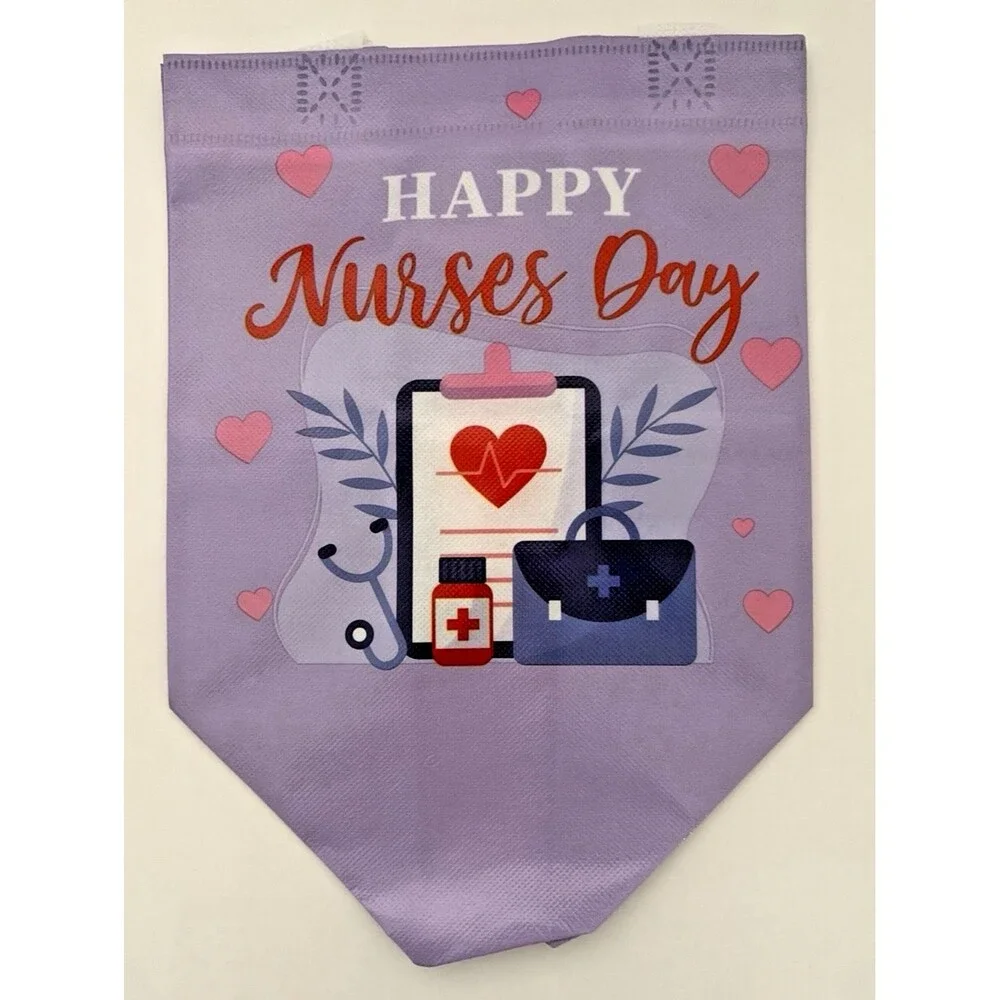 12 Pcs Nurse Medical Appreciation Gifts Bags or Tote Thank You Heavy Plastic